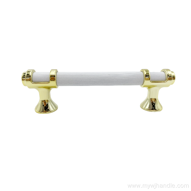 European high-end light luxury door handle white