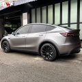 Серый матовый атласный автомобильный автомобильный пленка