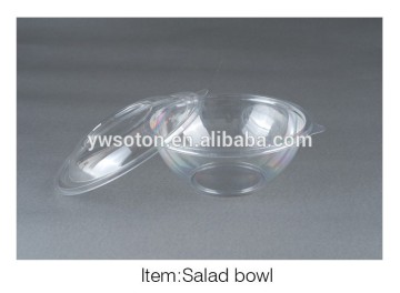 PLastic Salad Container Food Fruit Container Bowls With Lids