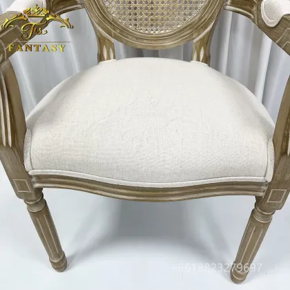 Antique French King Louis XV Dining Arm Chair for Bride and Groom