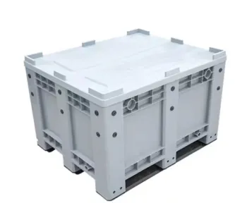 Large Plastic Pallet Box Container with Lid