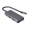 Adaptateur de moyeu de la station d'amarrage de la station d'amarrage du moyeu USB 8-en-1