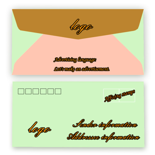 Printing Envelope Paper Bag With Plastic Film