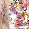 Custom Digital Print Twill Dress Polyester Fabric