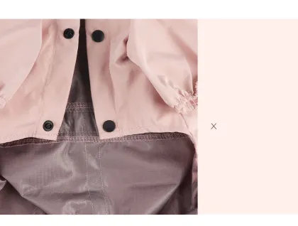 Dog clothing rainproof breathable reflective raincoat