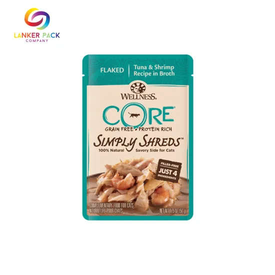 Waterproof Foil Flat Bottom Snack Packaging Bag