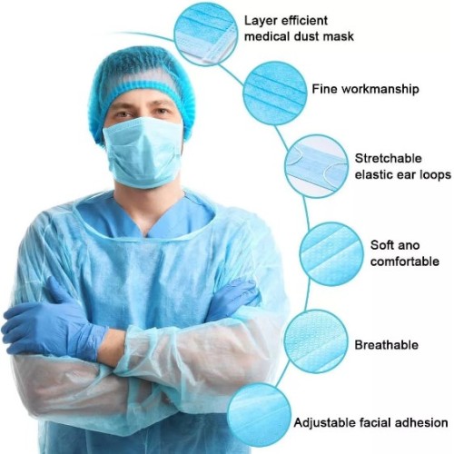 3ply disposable surgical Mask Medical mask CE FDA