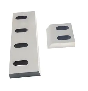 Recycling machine crusher blades