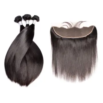 Cuticle Aligned Hair Straight Body Curly Water Loose Brazilian Human Hair Bundles With Lace Frontal Closure
