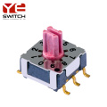 through hole 10 position rotary dip switch