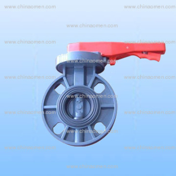 Upvc butterfly valve lever type