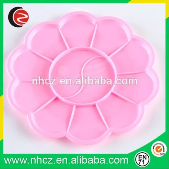 Colorful Flower Shape Artist Palette