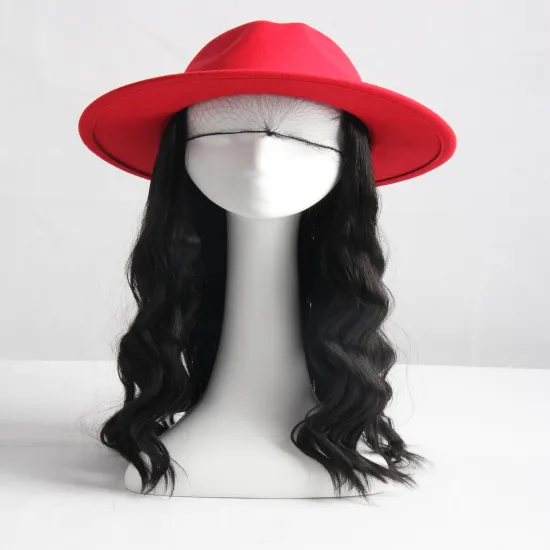 2019 New  arrivals popular wig hats for sale, can be  customized hat wig