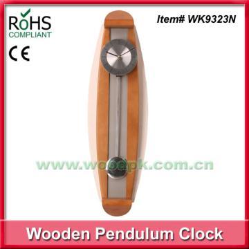 Timber wall clock fashion design for  promotional house decor item