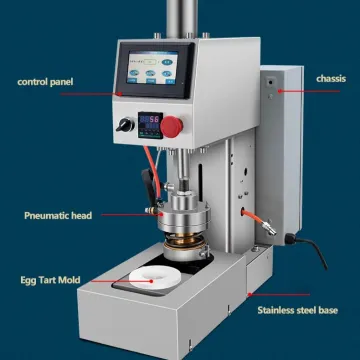 Big Capacity Egg Tart Pressing Machine Small Semi-Automatic Egg Tart Mold Maker Forming Machine