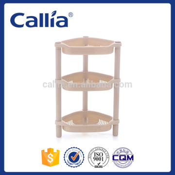 Plastic bathroom Storage Holders/4 layer plastic rack/household plastic items With wheels
