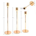 Tall Gold Taper Candle Holders