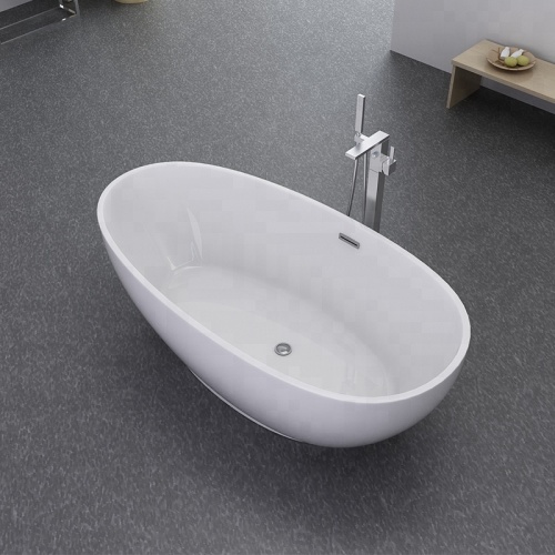 60 Inch Stand Alone Bathtubs Seamless Connected Freestanding Bathtub