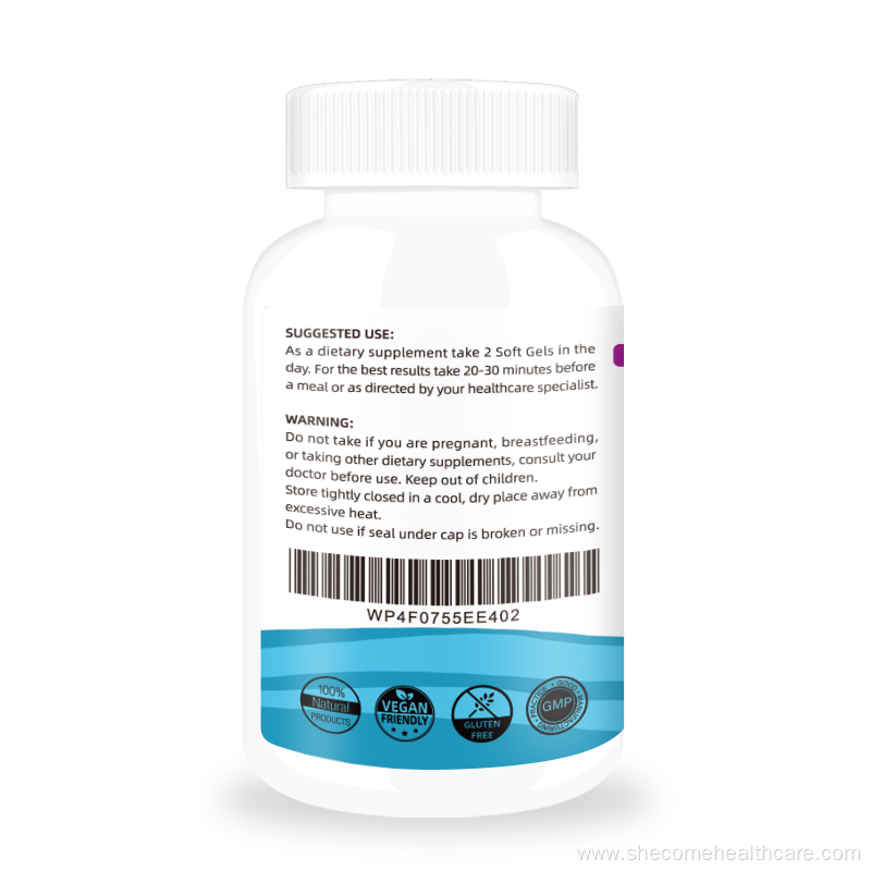 Fish oil supplement improve bone health omega3 softgels