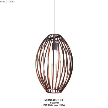 Pendant light aluminum wire cage pendant lamp