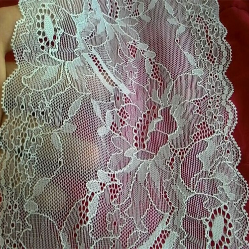 Süslü naylon Spandex 15,5 cm genişlik dantel Trim Lingeriers için