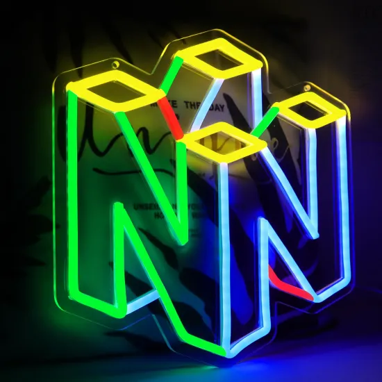 Queen Sense 12.2"x12.2" Neon Sign Light for Nintendo 64 - Man Cave, Bar, Pub, Beer Gift