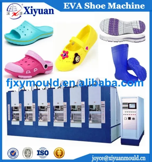 Single Color EVA Injection Slipper Sandal Clog Boot Shoe Machine