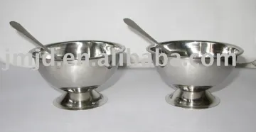 stainless steel ice-cream cup&spoon