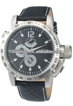 rotating bezel japan movt big crown watches multifunction watch