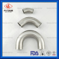 Sanitary Long Radius weld elbow polished