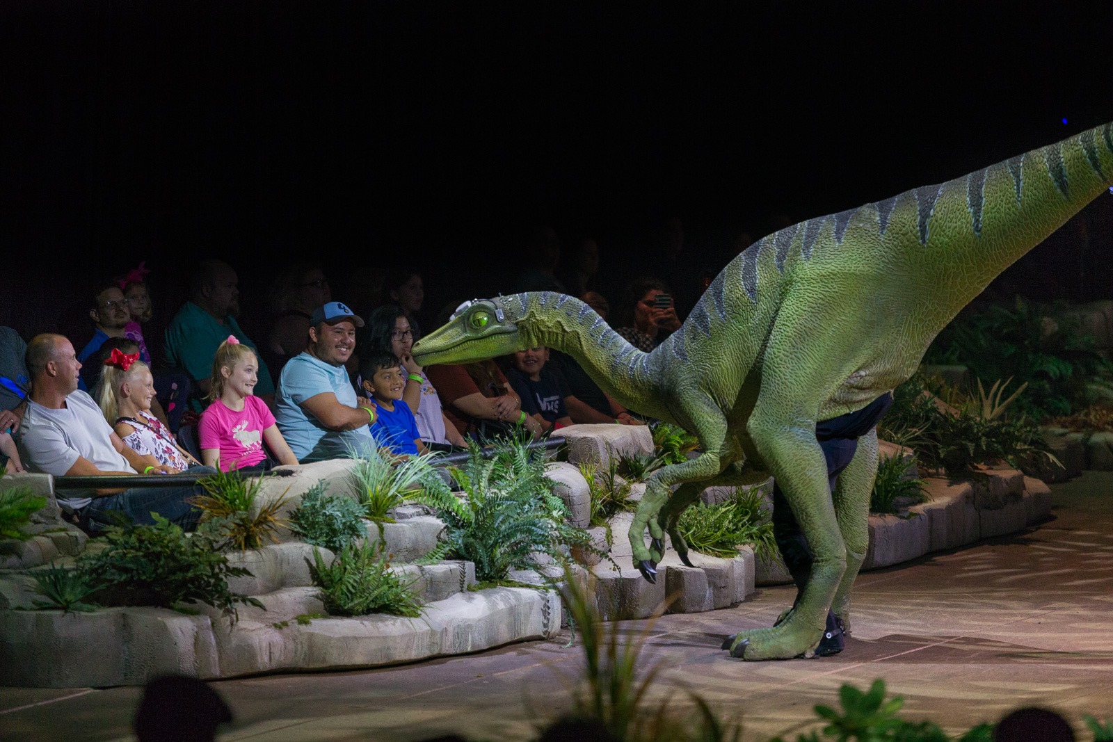 realistic animatronic dinosaur