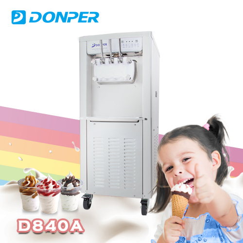 Donper D840a Pump Feed Soft Ice Cream Machine, High Quality Donper