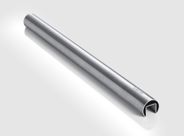 Round Groove Tube Stainless Steel