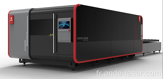 Machine de découpe laser à fibre à couverture complète 8000W