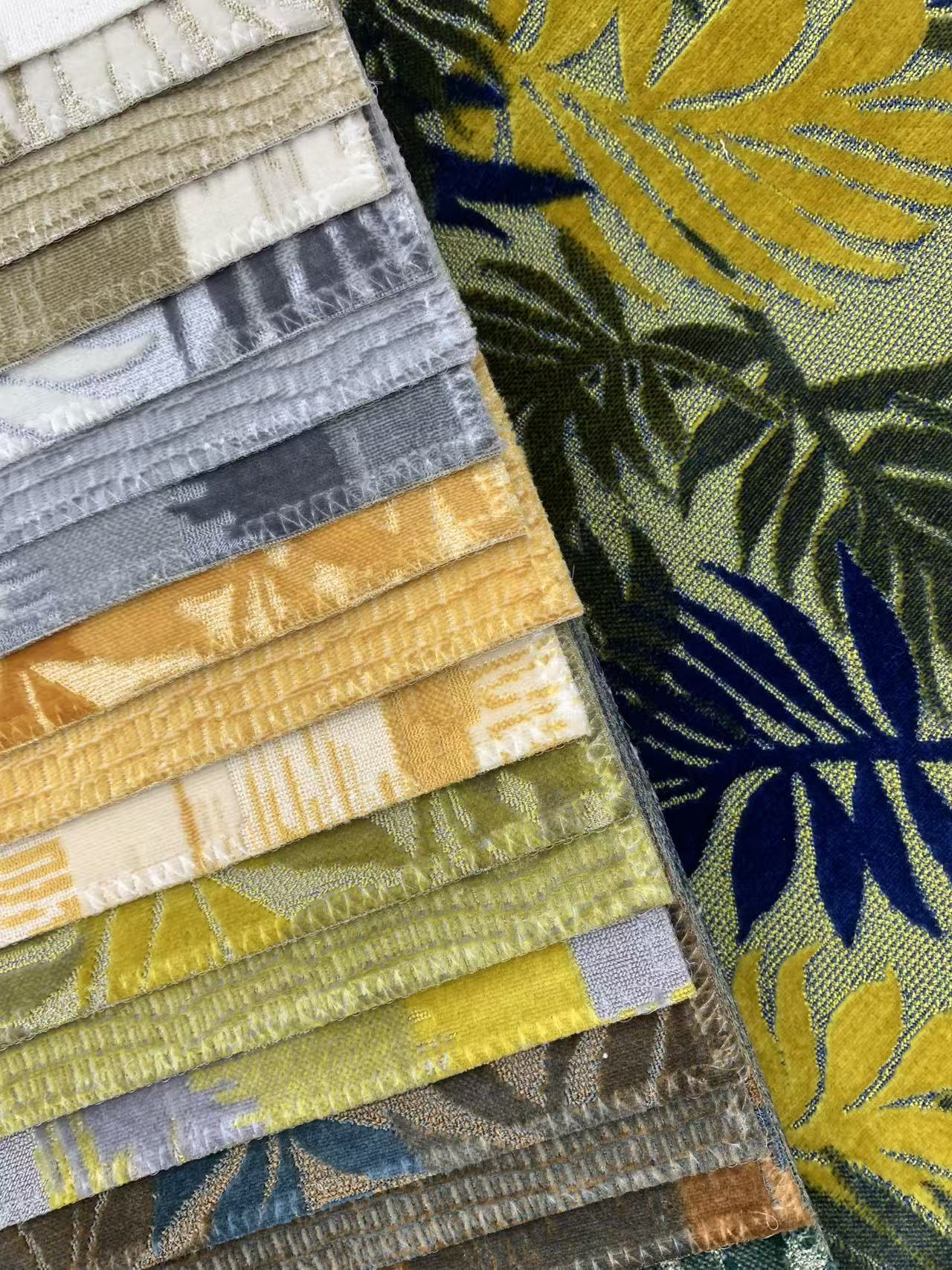 Cut Pile Velvet Upholstery Fabric