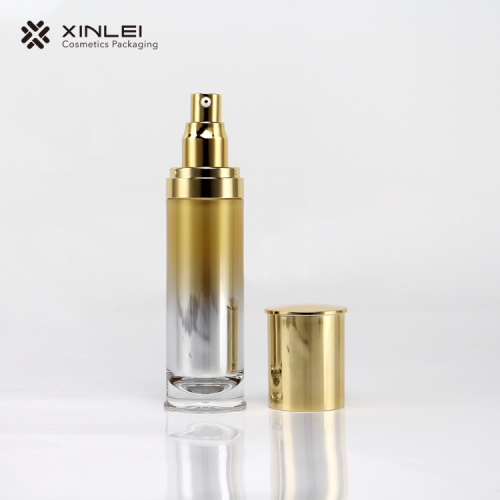 80ml new silver acrylic pump skin care bottle