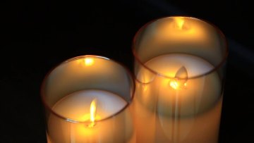 LED candles bulbs wax with 18 keys