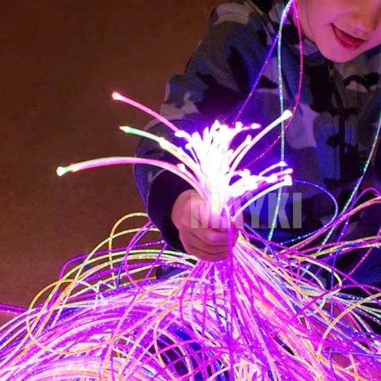 Handheld Multicolor UV Fiber Optic Lighting Bundle for Sensory Rooms (Autism)