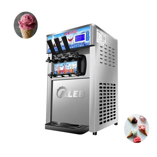 Desktop Commercial Small Ice Cream Machine: Making Soft Serve at Home or Small Business