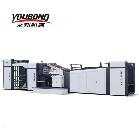 INTELLIGENT CARDBOARD LAMINATING MACHINE MODEL YB-1207BK