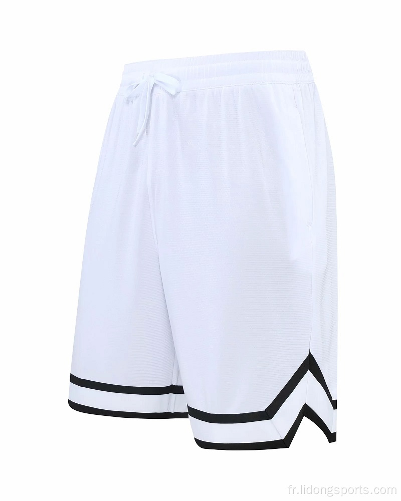 Shorts de basket-ball à hommes respirants shorts d&#39;entraînement pour hommes