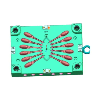 Taizhou Multi Cavity Hot Runner PP Plastic Injection Honey Spoon Mold