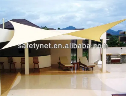100% HDPE anti UV car packing shade sail