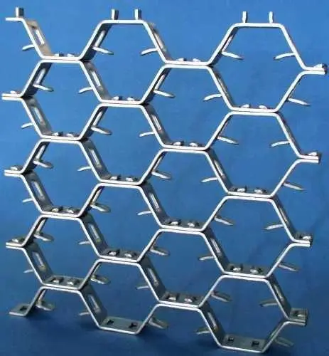 Stainless steel hexsteel grid