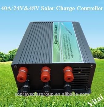 high quality 40A solar charger controller solar controller for charging battery