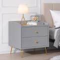 Simple and modern bedroom bedside table