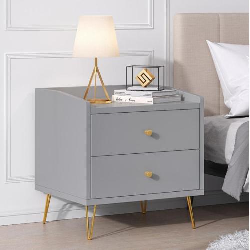 Simple and modern bedroom bedside table