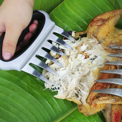 OTOware Meat Claws - Stainless Steel Bear Claws Meat Shredder with PP and Silicone Handle