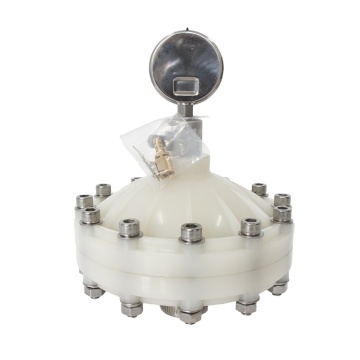 UPVC/PVDF/SUS316 ไดอะแฟรมชนิดการเต้นแดมเปอร์สำหรับการวัดแสงและปั๊มขนาด: น้ำประปาที่เหมาะสม