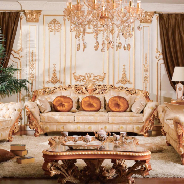 European Luxury Carved Villa Sofa Set